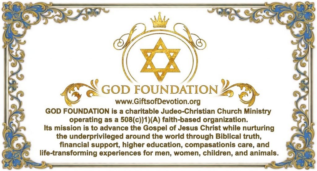 GOD FOUNDATION: Mission Statement